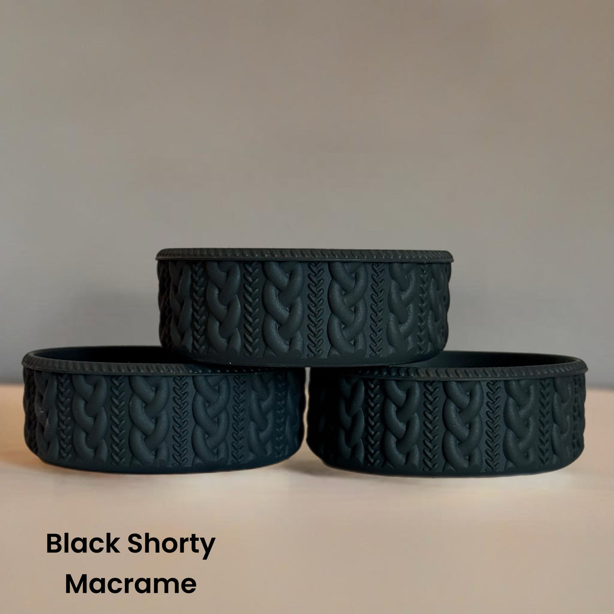Black Shorty Macrame  Boot
