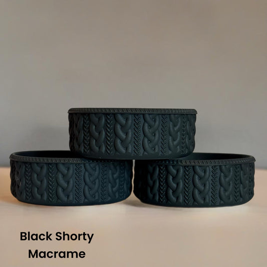 Black Shorty Macrame  Boot