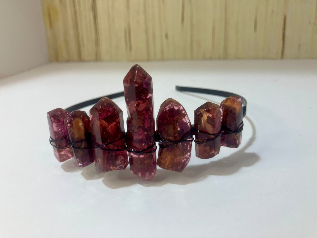 Resin Crystal Crown