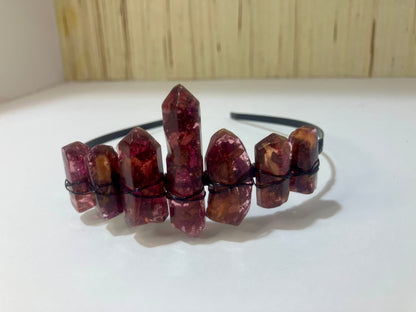 Resin Crystal Crown