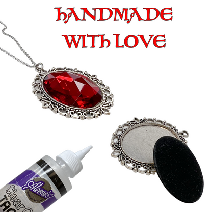 Renaissance Faceted Cameo Necklace