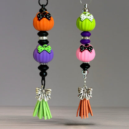 Halloween Pumpkin Bar Charm - Tumbler Handle Charm