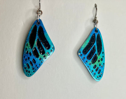 Resin Butterfly & Moth Wing Jewelry: Earrings & Necklaces