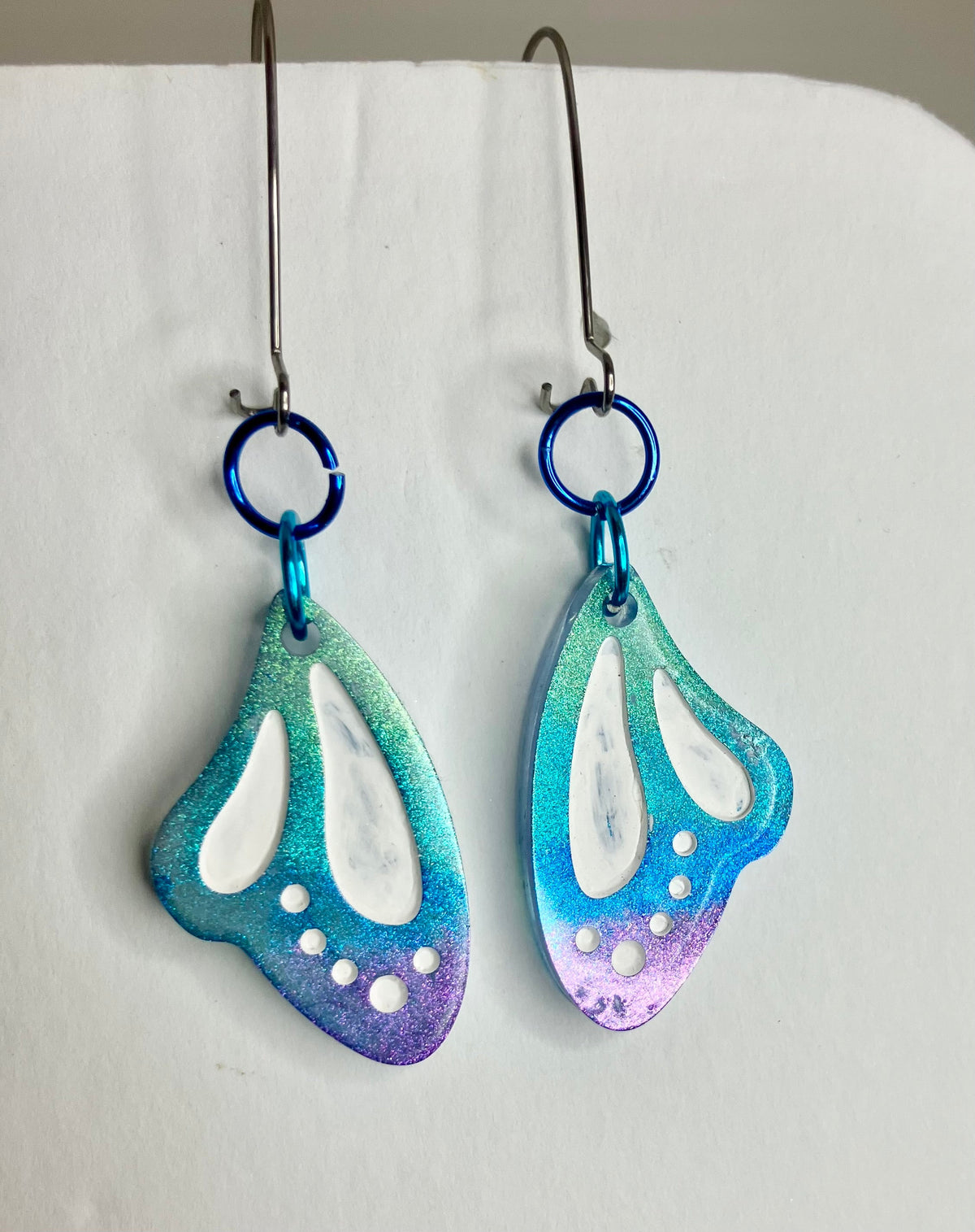 Resin Butterfly & Moth Wing Jewelry: Earrings & Necklaces