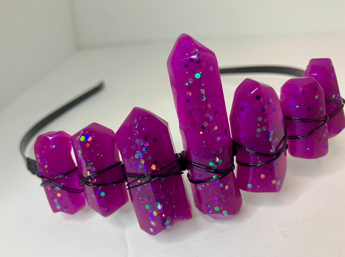 Resin Crystal Crown
