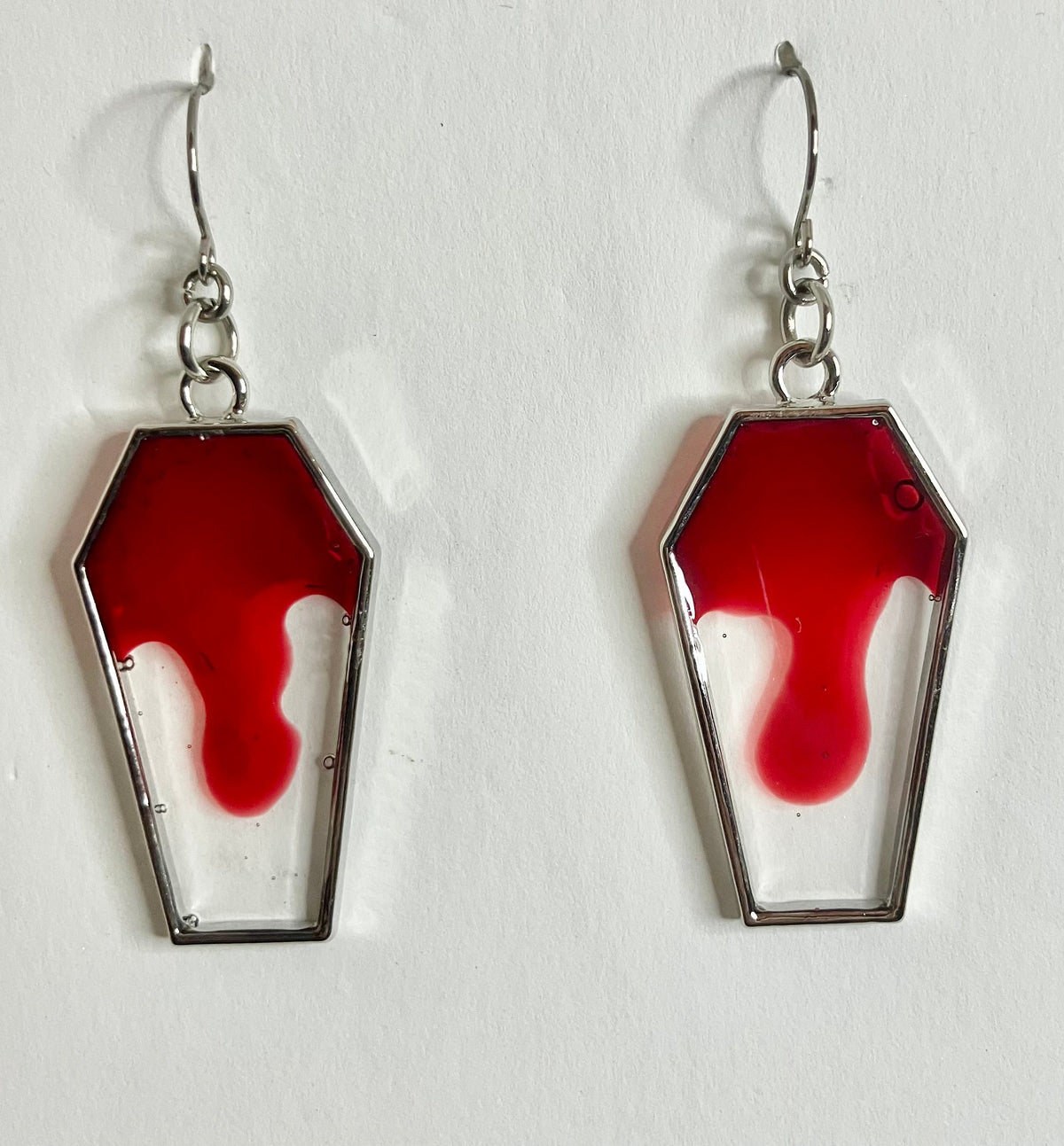 Gothic Coffin Bezel Resin Jewelry