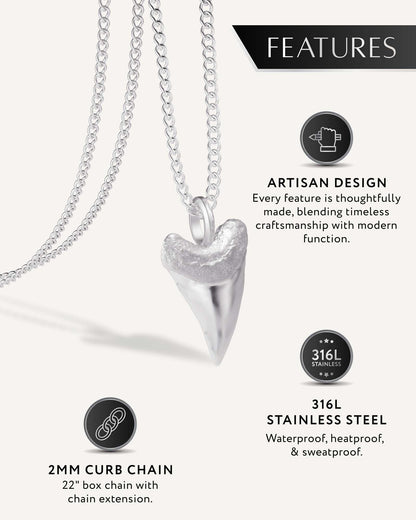 Shark Tooth Pendant Necklace
