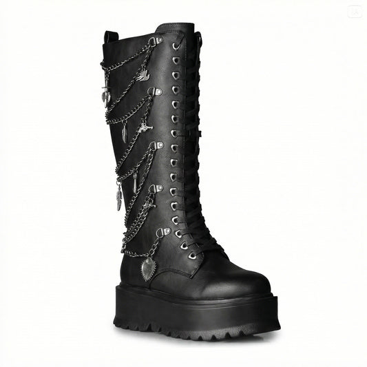 Charmageddon Chained Platform Boots