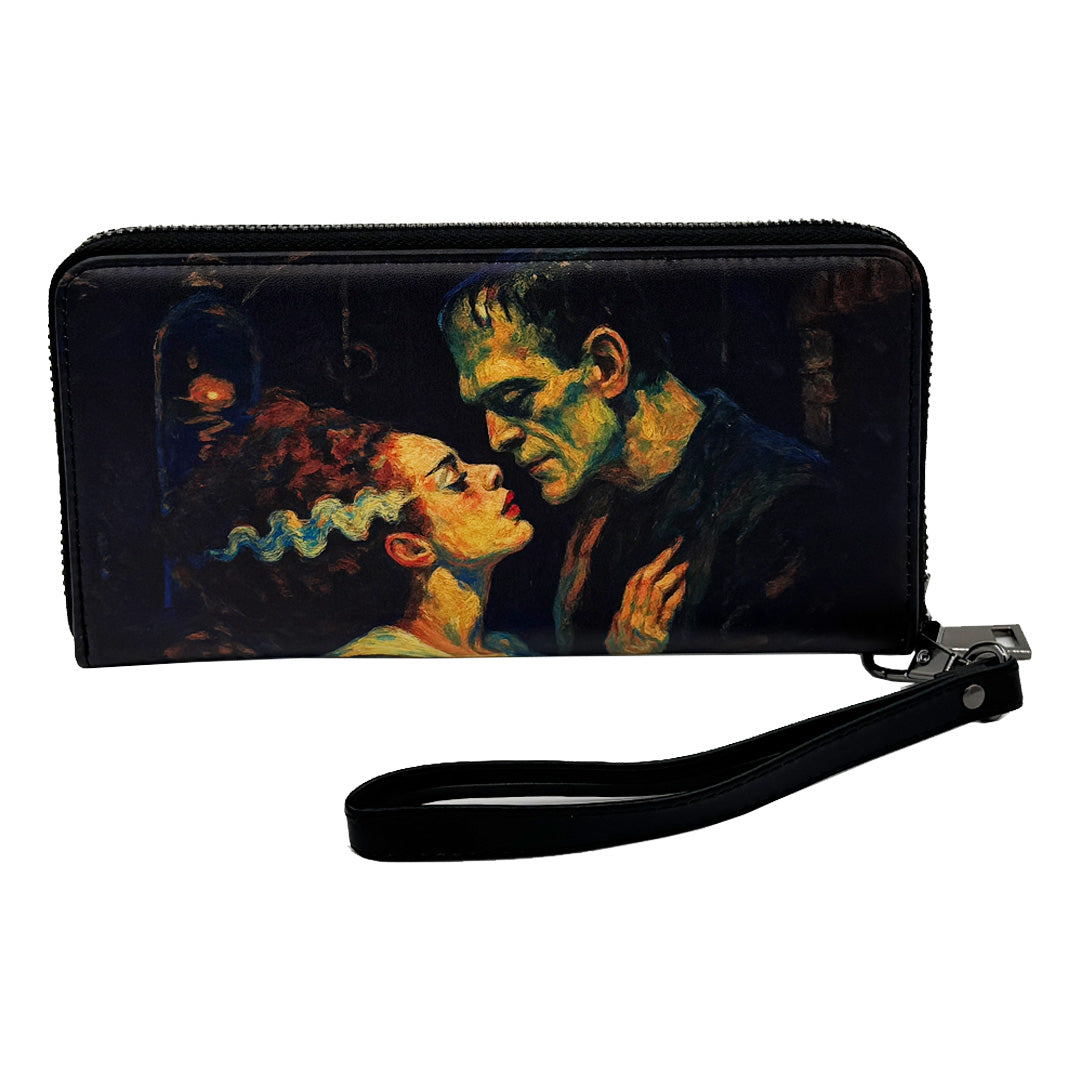 Frankenstein and His Bride Clutch Wallet
