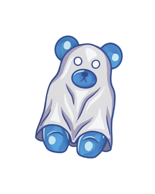 Ghost Gummy Bear Sticker - Shadow Threadz Crypt