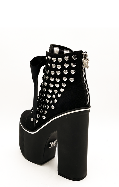 Heartcore Platform Sneaker - Black