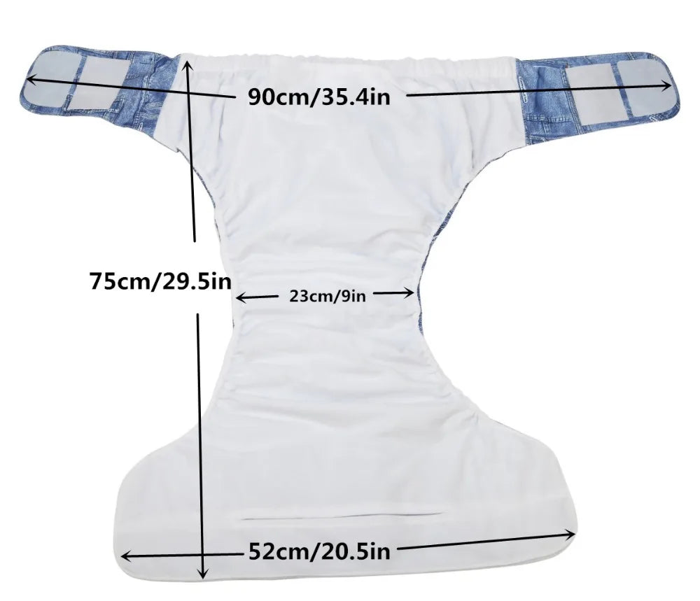 Adjustable Reusable Adult Diaper Cover - Shadow Threadz Crypt