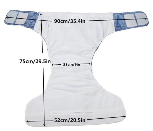 Adjustable Reusable Adult Diaper Cover - Shadow Threadz Crypt