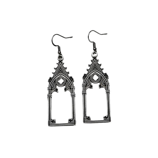 Hallowed Sanctum Gothic Cathedral Earrings