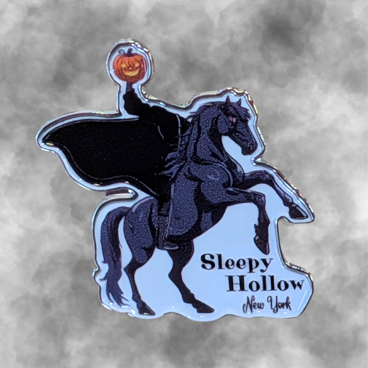Sleepy Hollow Headless Horseman Enamel Pin