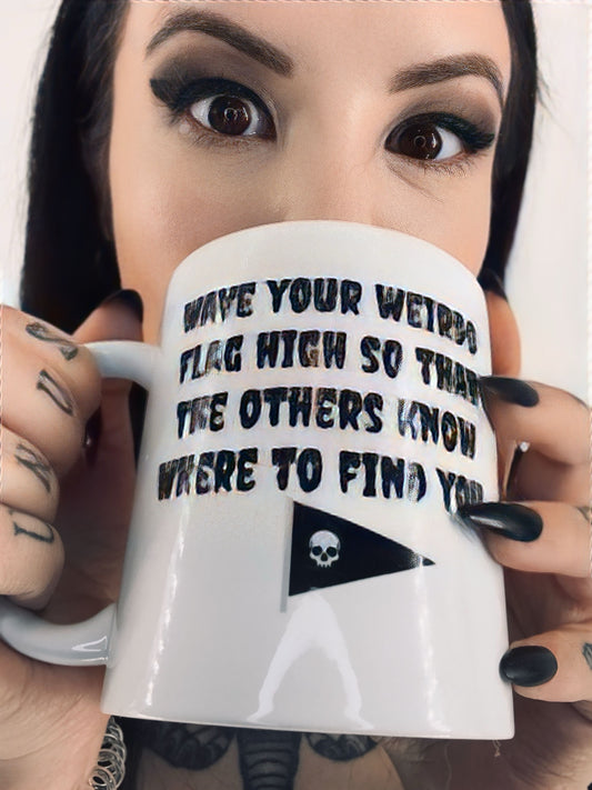 Weirdos-United White Glossy Mug