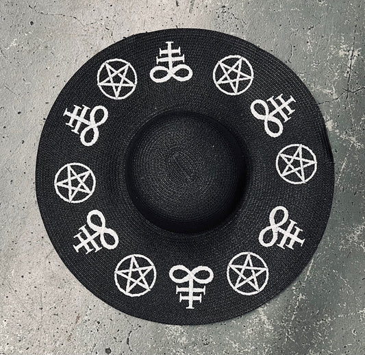 Floppy Sun Hat - XL Brim - Occult