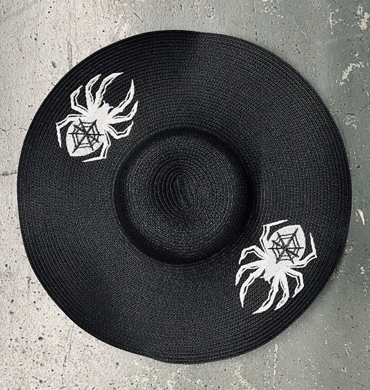 Floppy Sun Hat - XL Brim - Webbed Spider