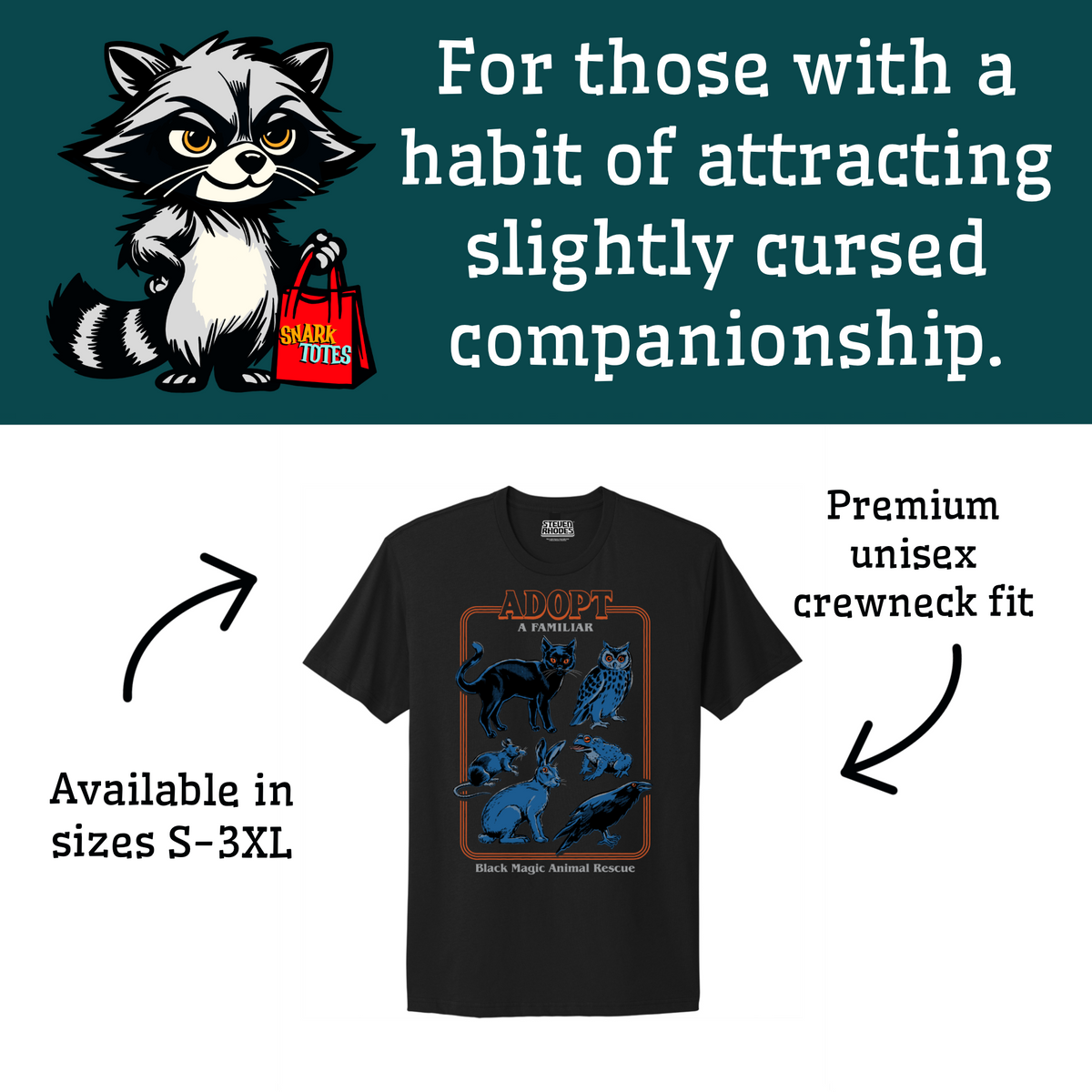 Adopt a Familiar Vol. 1 Black T-shirt