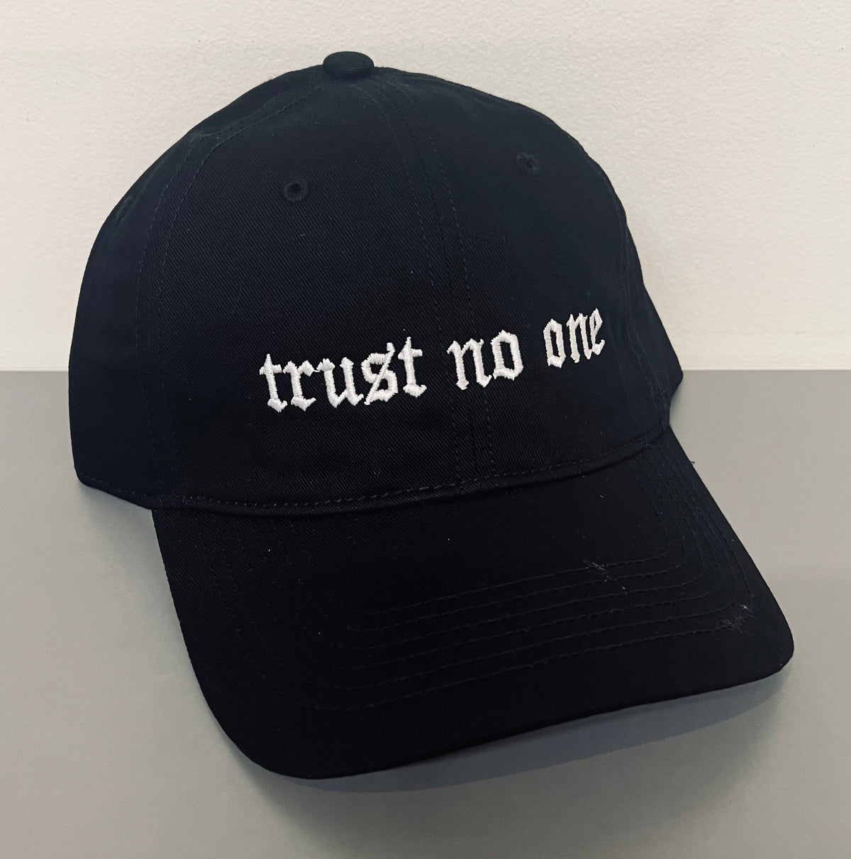 trust no one - Embroidered Dad Hat