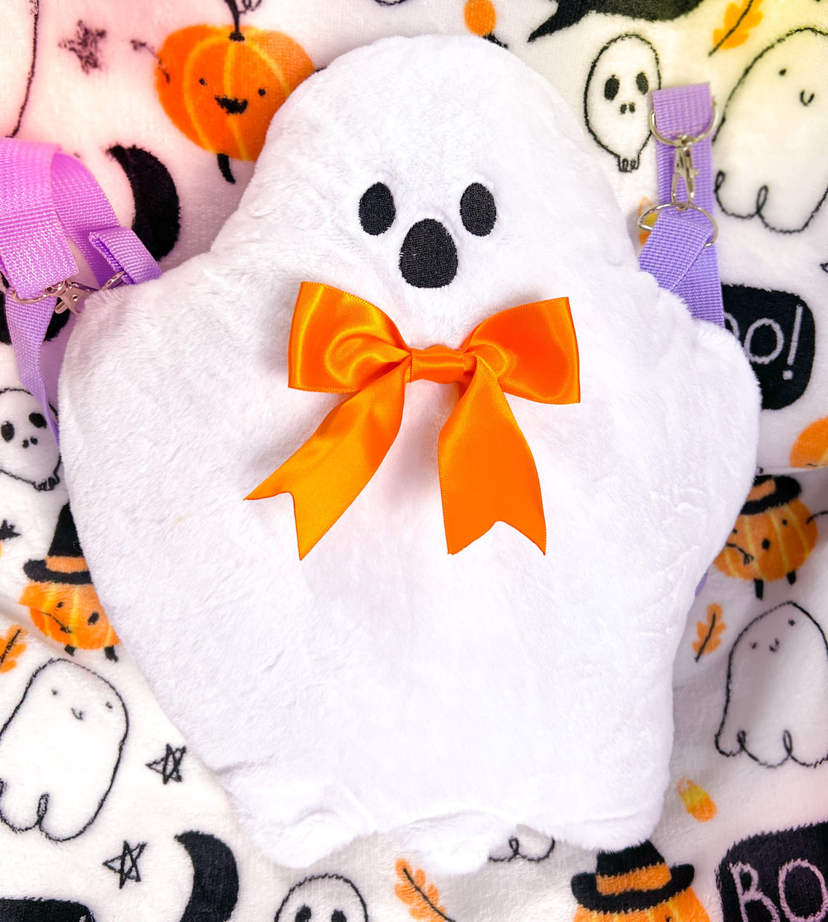 Fluffy Phantom Plush Purse - Shadow Threadz Crypt
