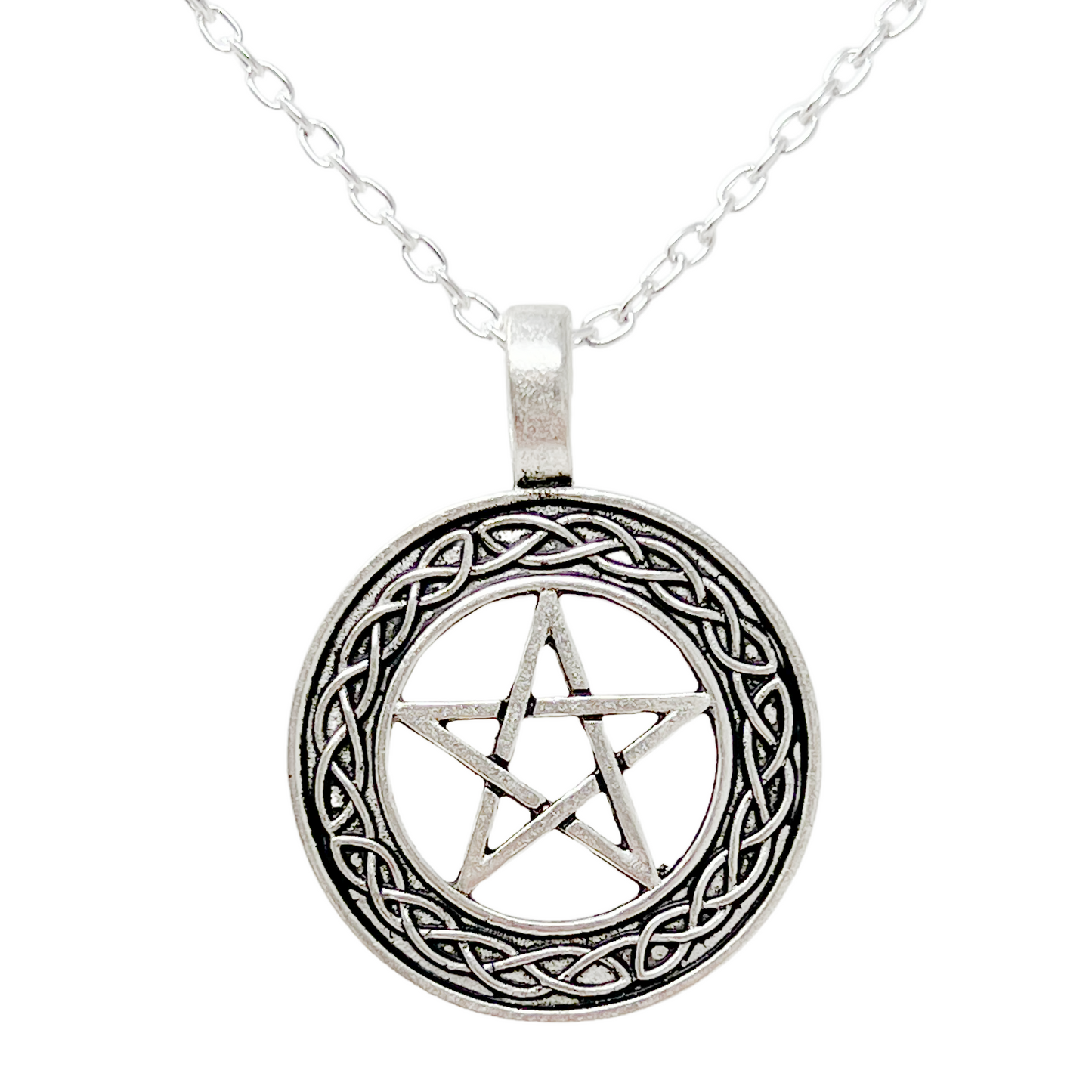 Celtic Protection Star Necklace Pentacle Symbol Jewelry