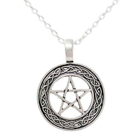 Celtic Protection Star Necklace Pentacle Symbol Jewelry