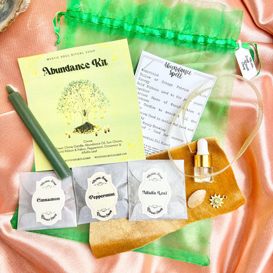 Abundance Prosperity Money Spell Ritual Kit