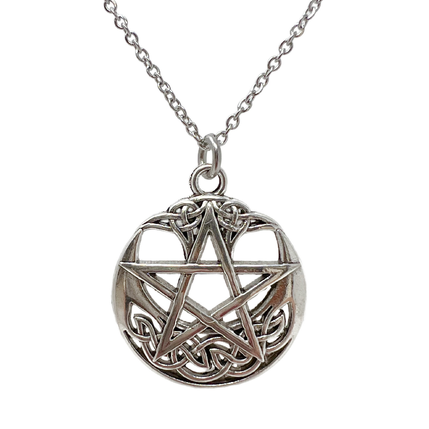 Vintage Tree of Life Pentacle Necklace Celtic Spiritual Symbol Jewelry