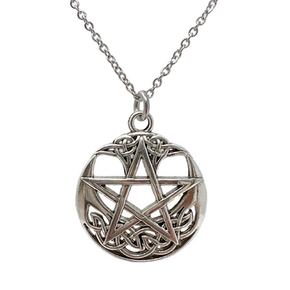 Vintage Tree of Life Pentacle Necklace Celtic Spiritual Symbol Jewelry
