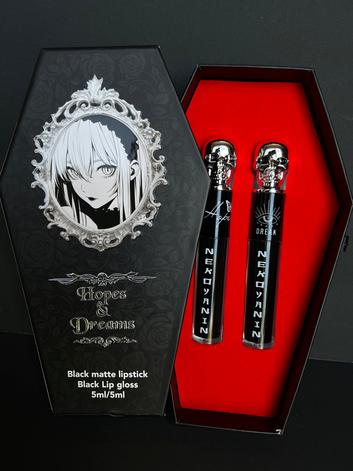 Hopes & Dreams Black Liquid Lipstick & Lipgloss Duo