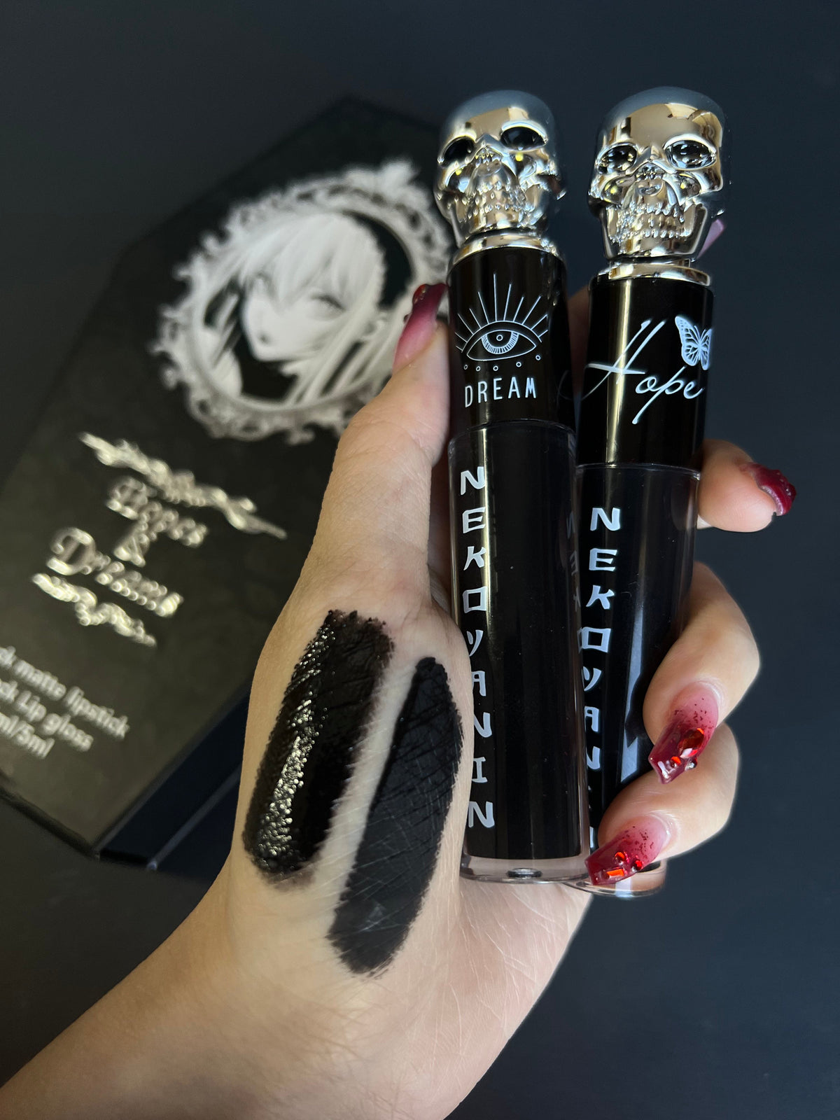 Hopes & Dreams Black Liquid Lipstick & Lipgloss Duo