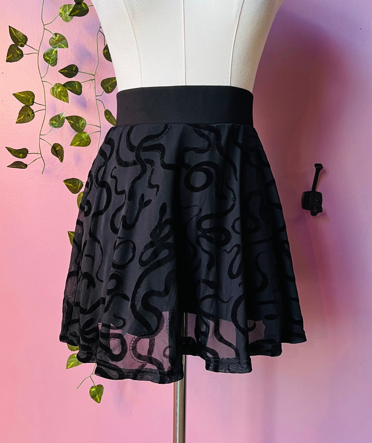 The Morbid Mini Skort - SNAKES -  Built In Shorts