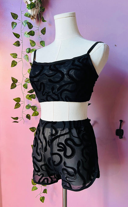 Sinister Serpent Bra & Shorts
