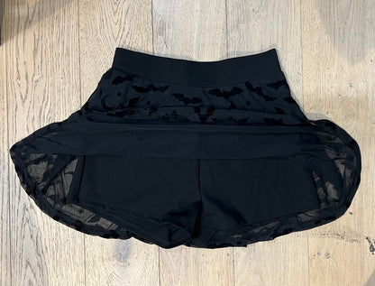 The Morbid Mini Skort - BATS - Built In Shorts
