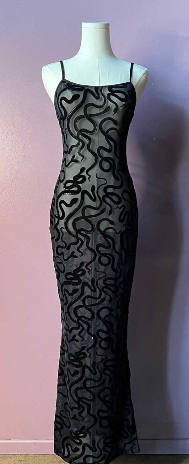 Serpent Hourglass Maxi Dress
