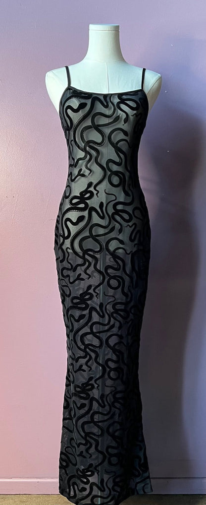 Serpent Hourglass Maxi Dress