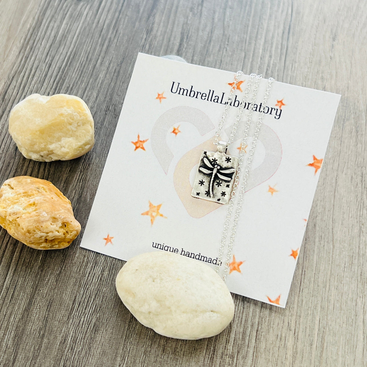 Tiny Dragonfly Pendant Necklace Minimalist Nature Jewelry Gift Silver