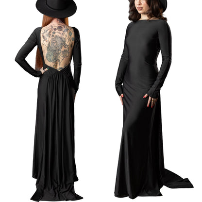 Helena Open-Back Maxi Dress