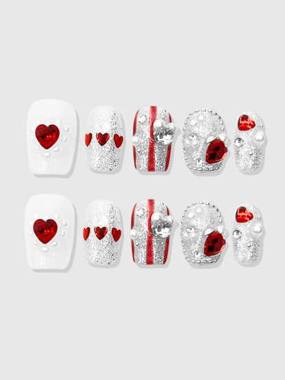 Love Arrow Press On Nails