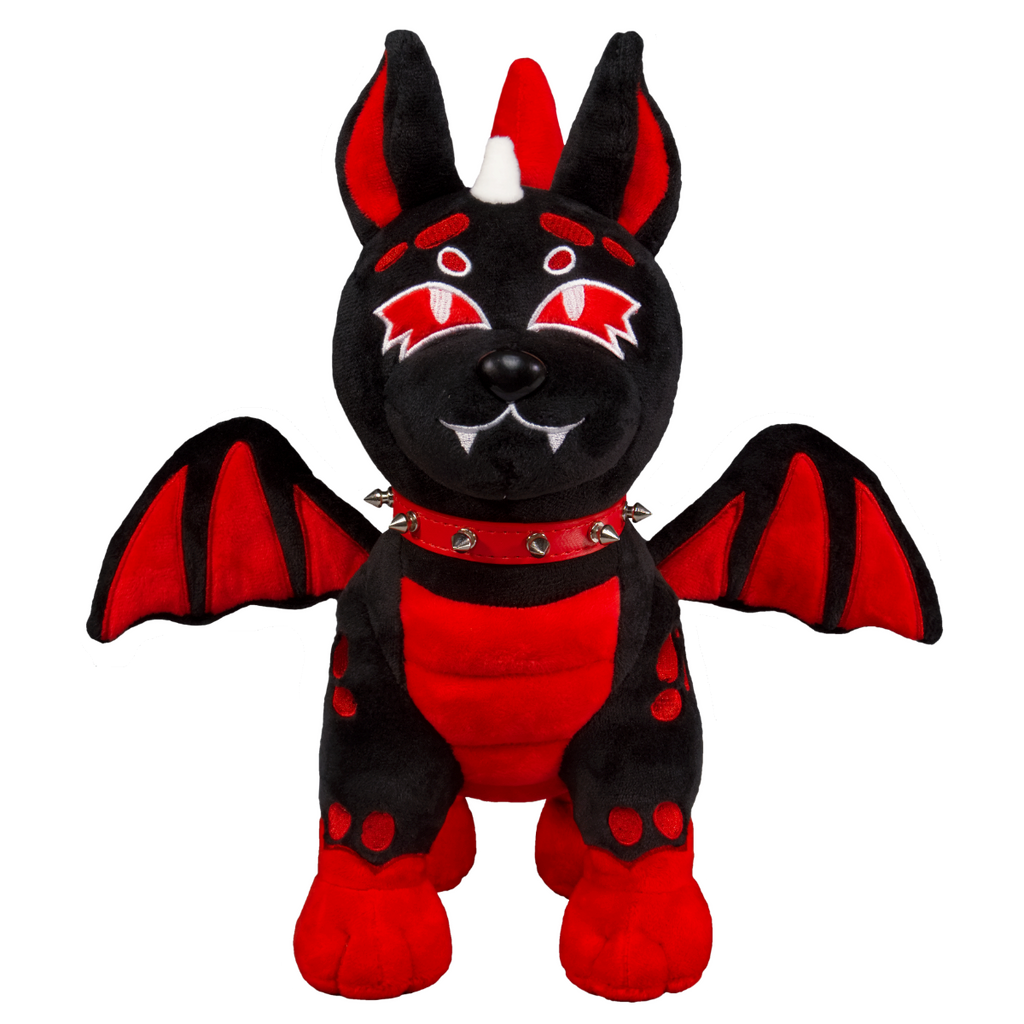 Magma Hellhound Plushie - Shadow Threadz Crypt
