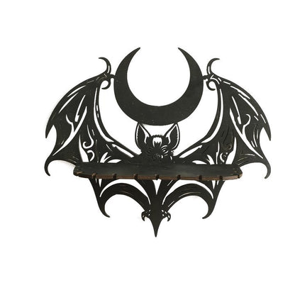 Hallowed Wings Crystal Bat Shelf - Shadow Threadz Crypt