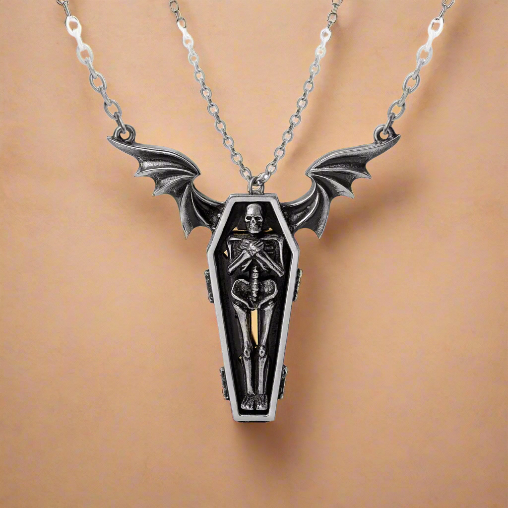 Undying Homage Couple's Necklace Set by Alchemy Gothic