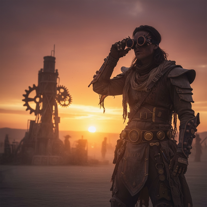 Wasteland Cyberpunk Goggles – Post-Apocalyptic Festival Eyewear