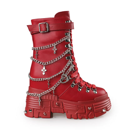 Blood Oath Chained Combat Boots