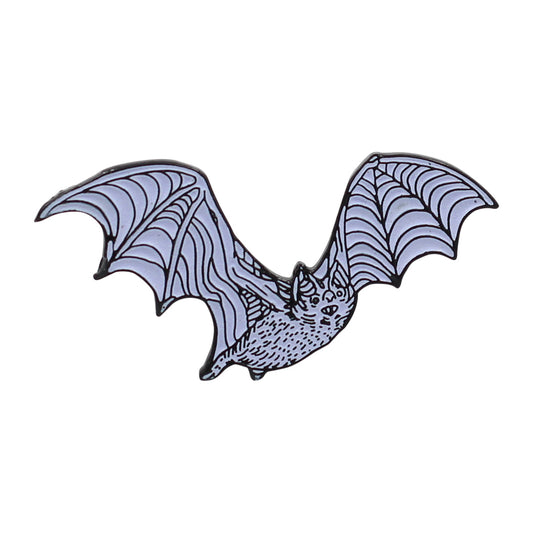 Bat Enamel Pin Glow-in-The-Dark - Shadow Threadz Crypt