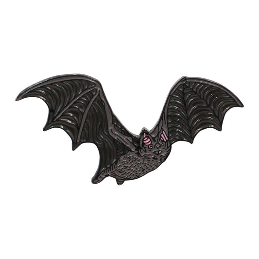 Bat Enamel Pin Glow-in-The-Dark - Shadow Threadz Crypt