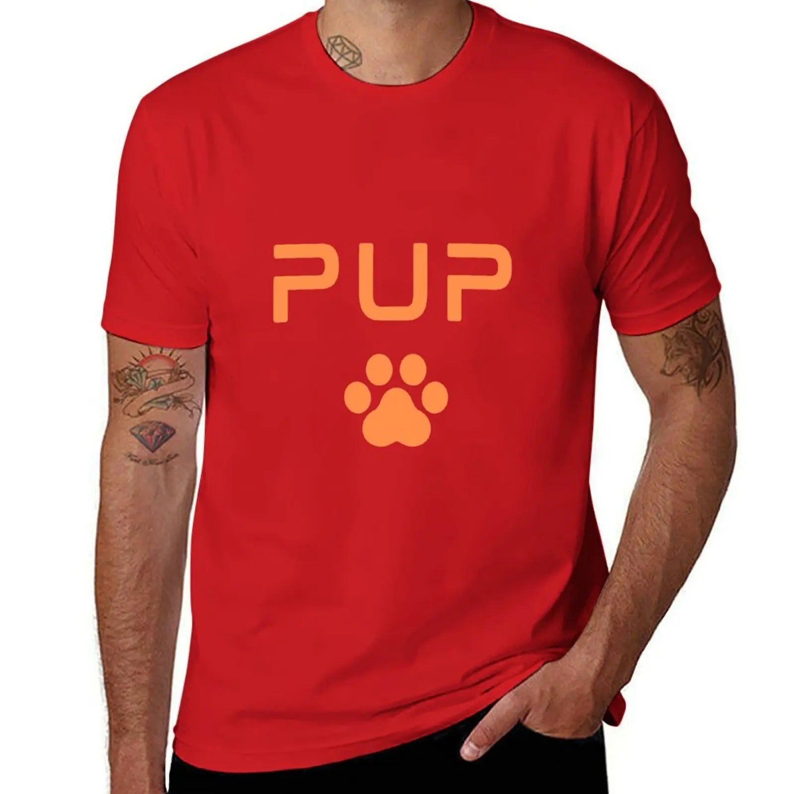 PUP Paw Print Play Tee