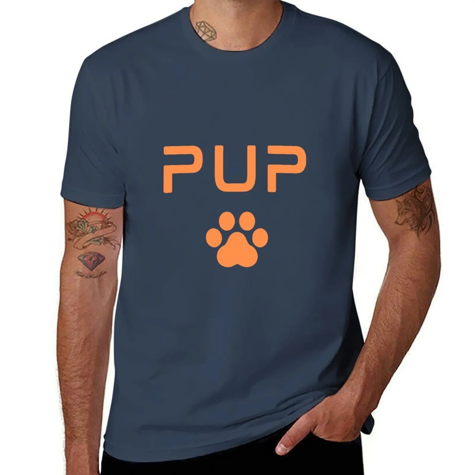 PUP Paw Print Play Tee
