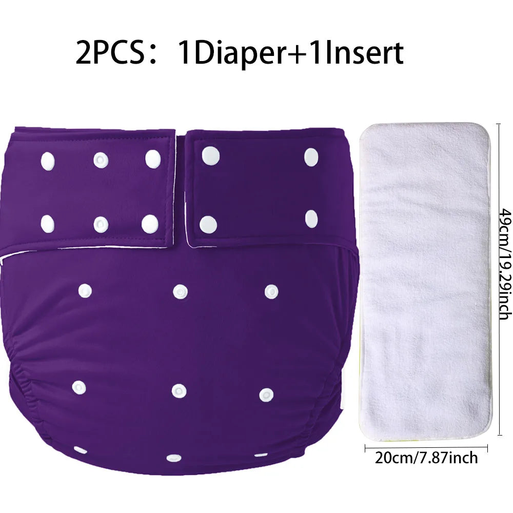 Dark Purple ABDL Cloth Diaper - Shadow Threadz Crypt
